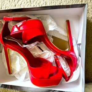 Red Glow JLO pumps